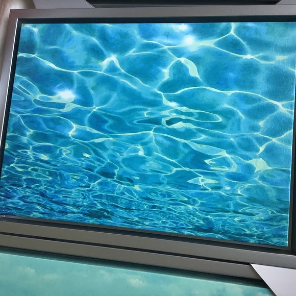 Stock Art in Blue Hues, prints on canvas - Picture 7 of 9